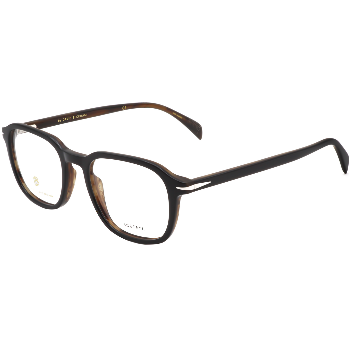 David Beckham Men's 51 mm Brown Opticals