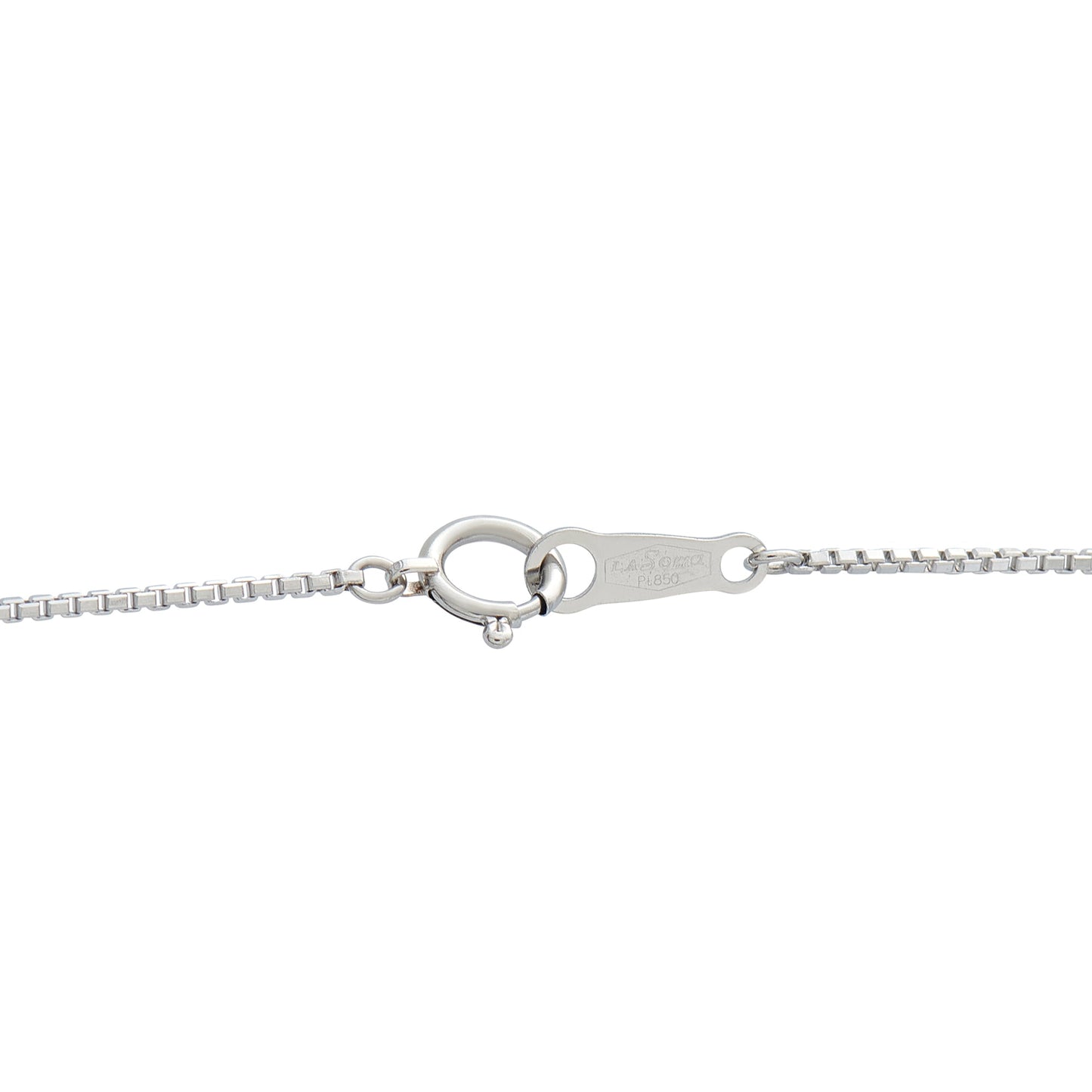LB Exclusive Platinum, 18K White Gold 0.45ct Diamond and Sapphire Pendant Necklace MF20-041326