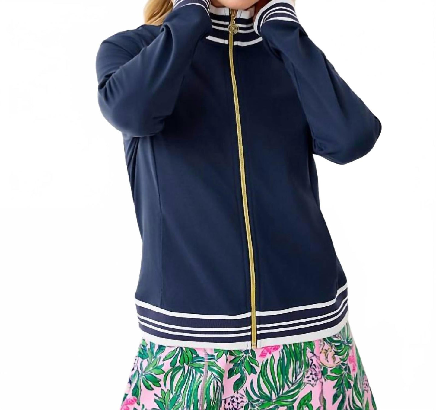 Regate Upf 50+ Jacket In Low Tide Navy