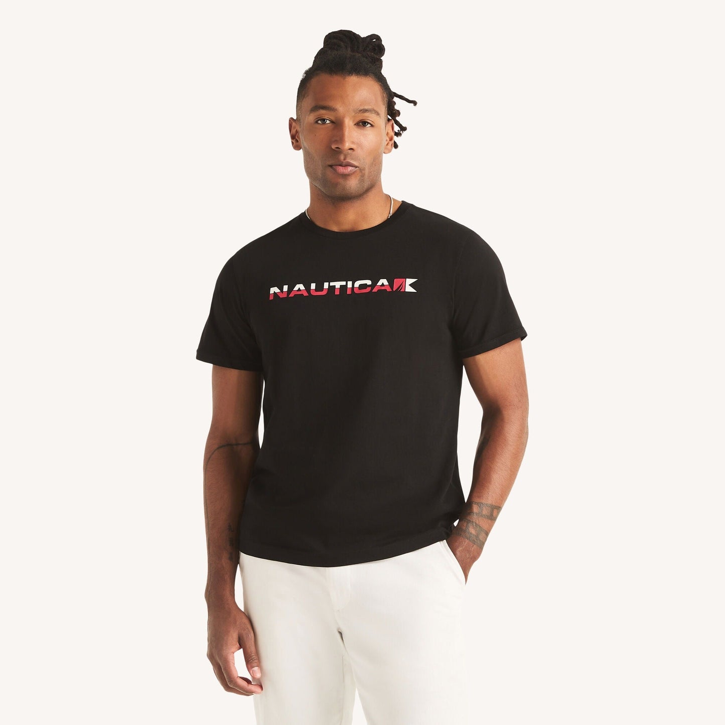 Nautica Mens Logo Graphic T-Shirt