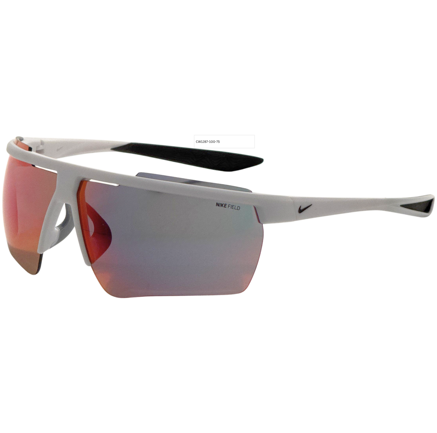 Nike Men's 75 mm White Sunglasses