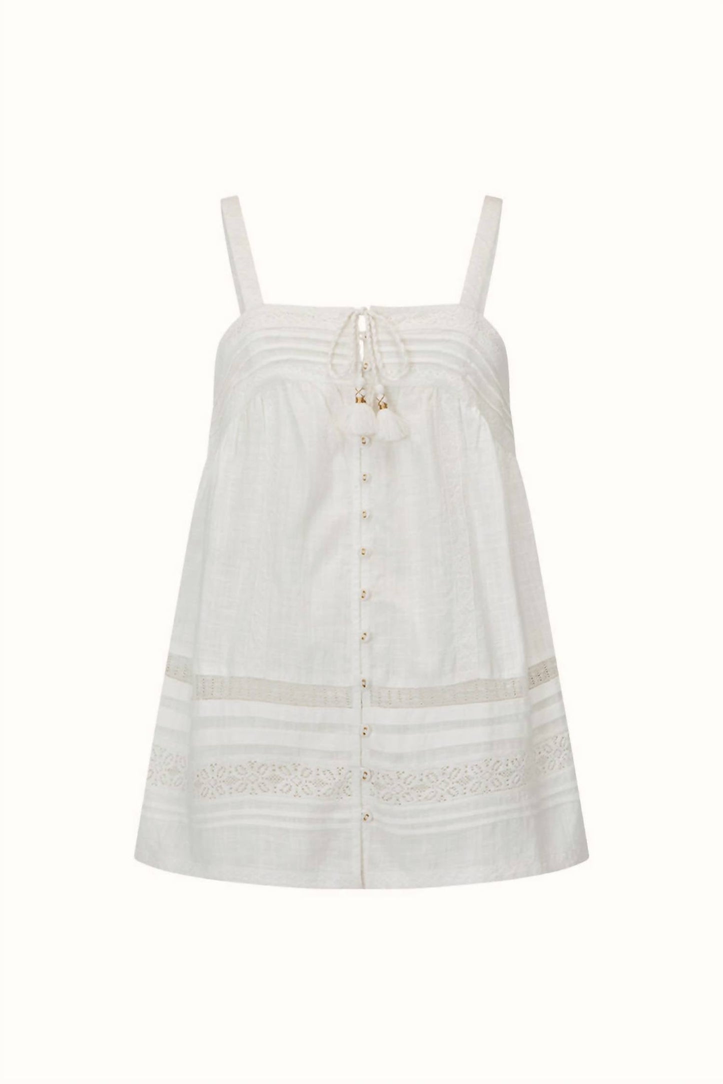 Stevie Lace Cami Top In Camellia