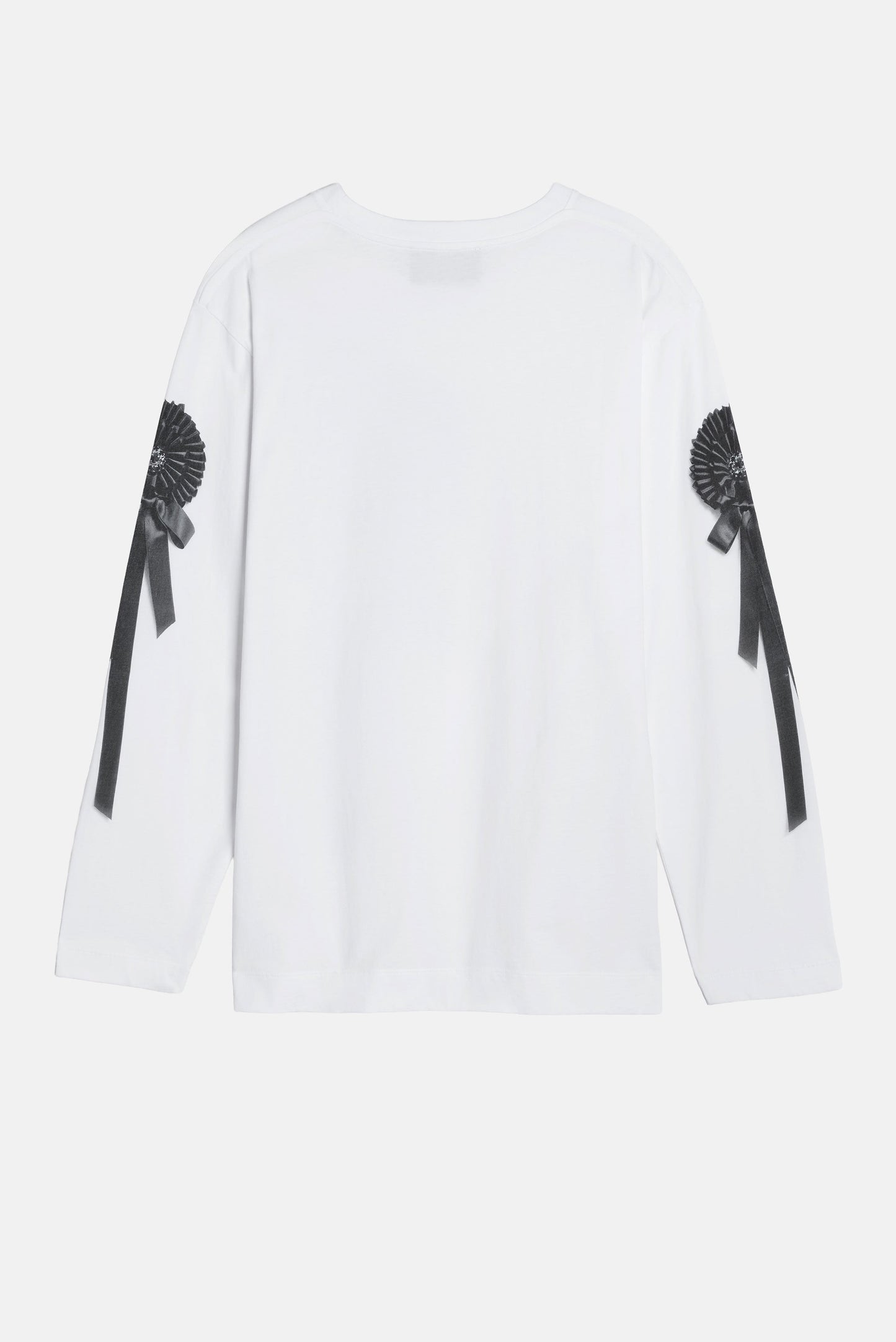 Simone Rocha Women Ribbon Rosette Print Long Sleeve T-Shirt