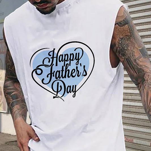 Men's Happy Father's Day Tank Top-B