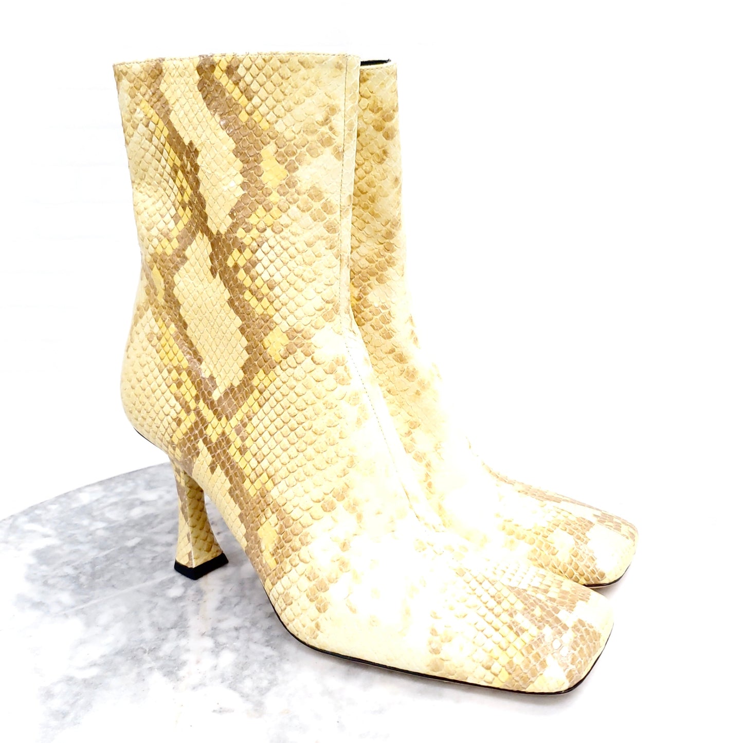 PROENZA SCHOULER SNAKESKIN BOOTS - SIZE 39