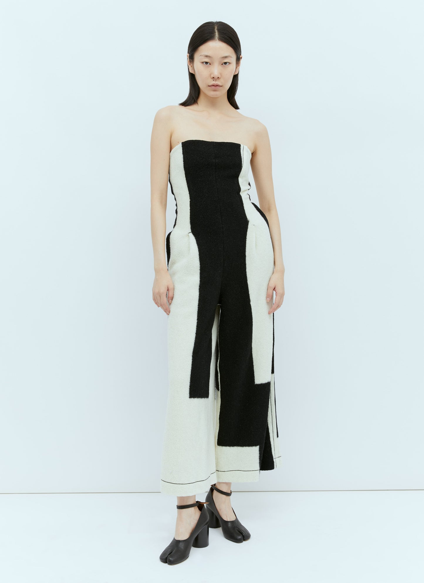Issey Miyake Women Rectilinear Milled Jumpsuit