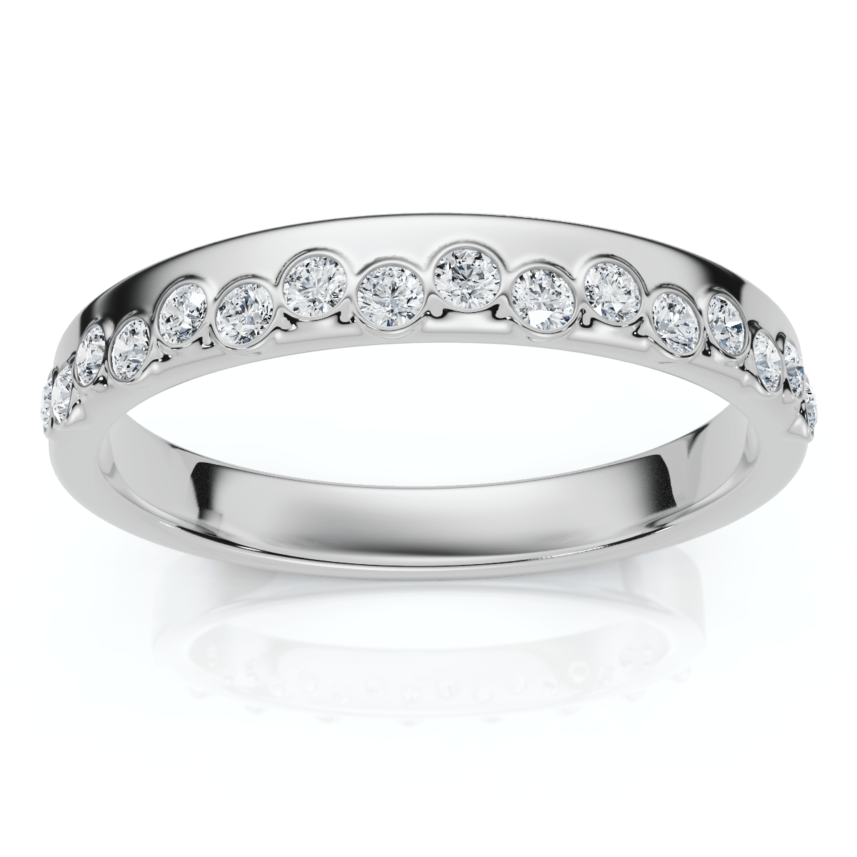 1/5Ct TW Diamond Rhythm Anniversary Band Lab Grown