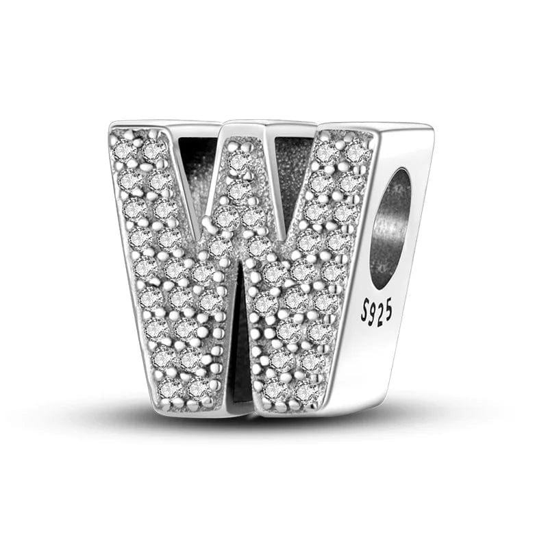 Sparkling Letter A~Z Alphabet Charm