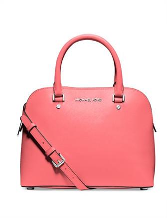 Michael Michael Kors Cindy Medium Saffiano Dome Satchel