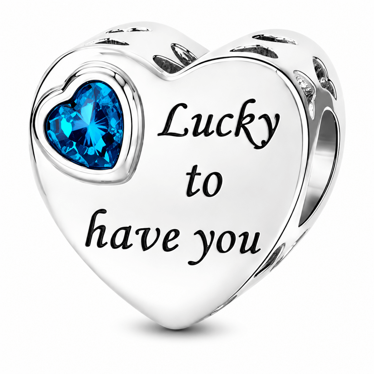 Personalized Photo & Engraved Birthstone Heart Charm