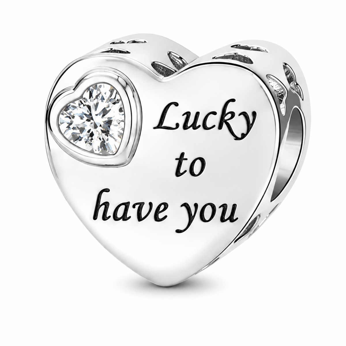 Personalized Photo & Engraved Birthstone Heart Charm