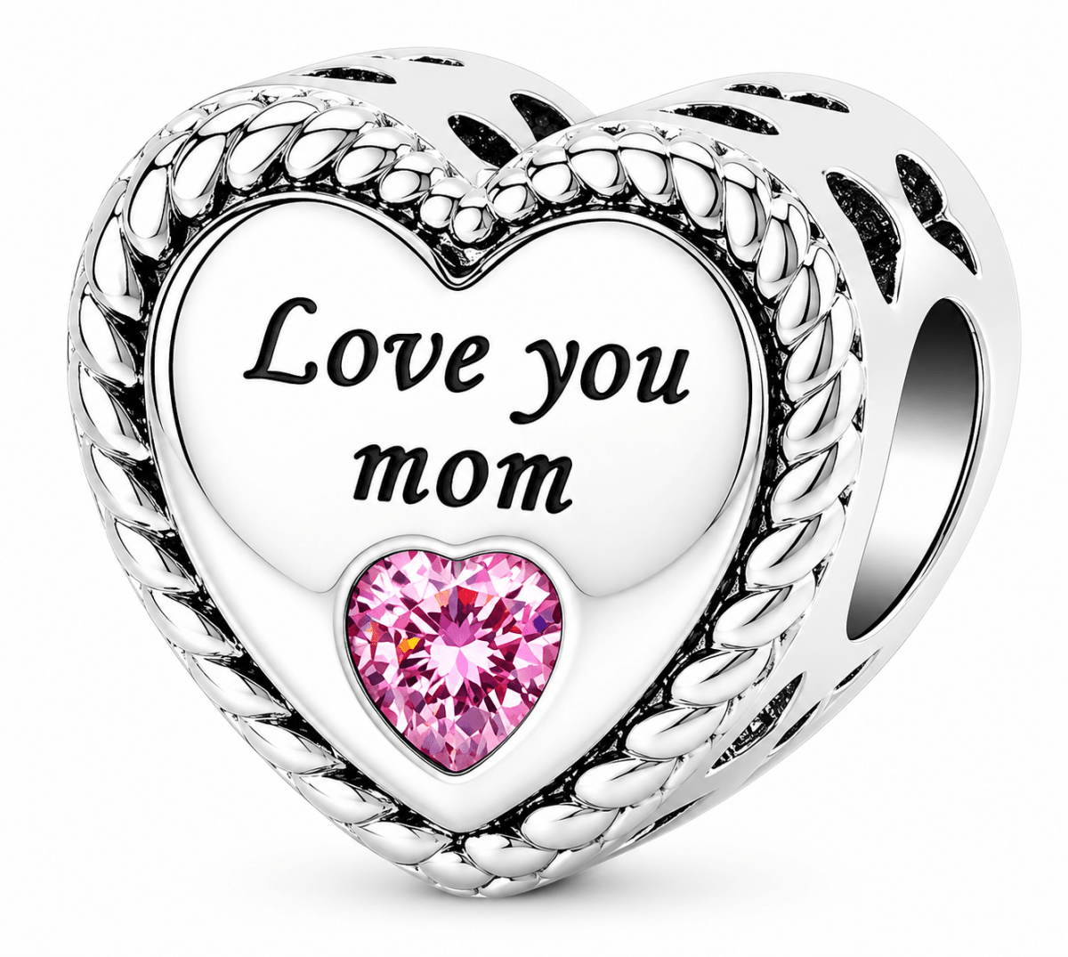 Personalized Photo & Engraved Heart Charm