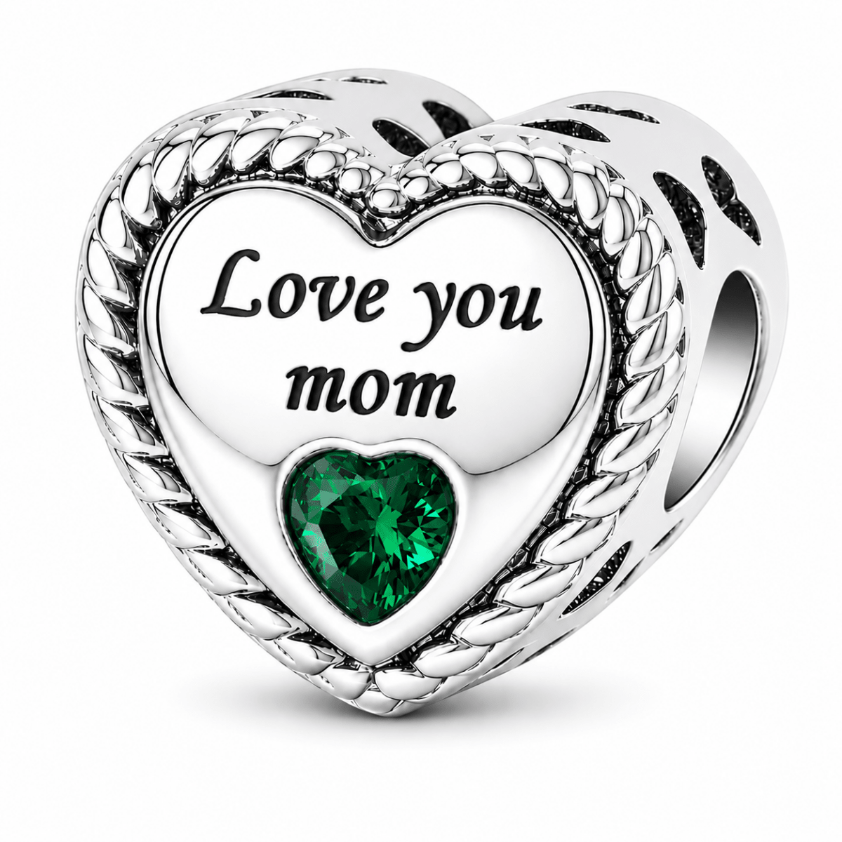 Personalized Photo & Engraved Heart Charm