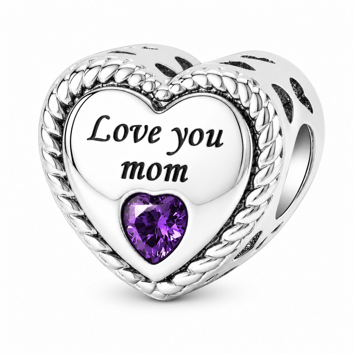 Personalized Photo & Engraved Heart Charm
