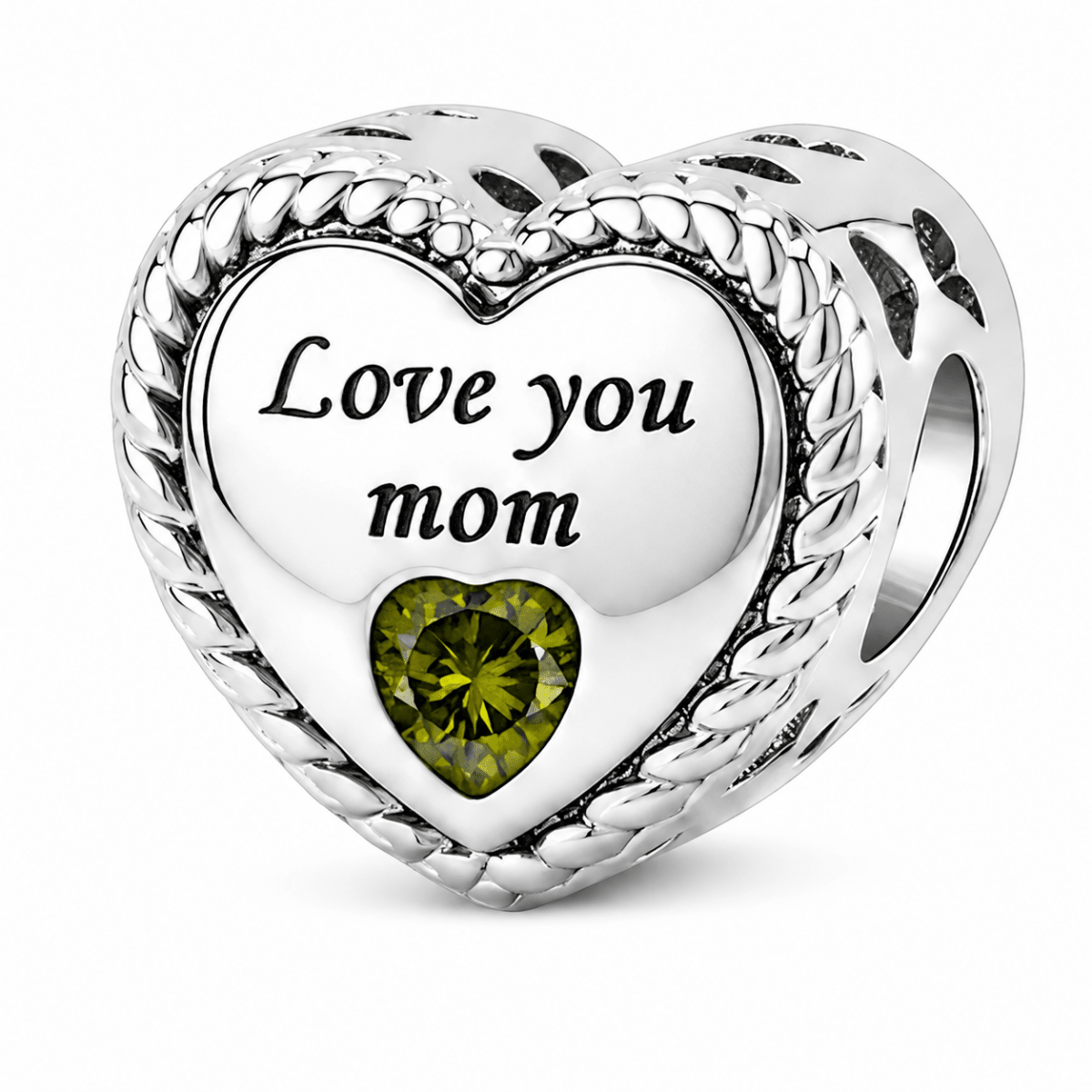Personalized Photo & Engraved Heart Charm