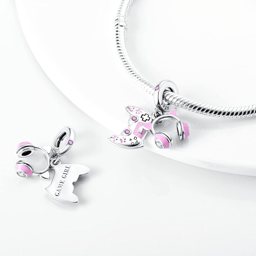 Pink Gaming Charm