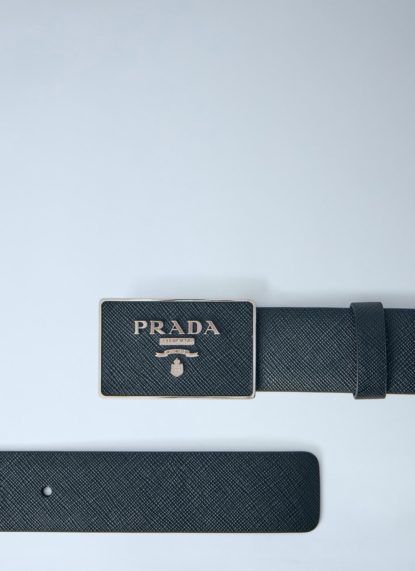 Prada Men Saffiano Leather Belt