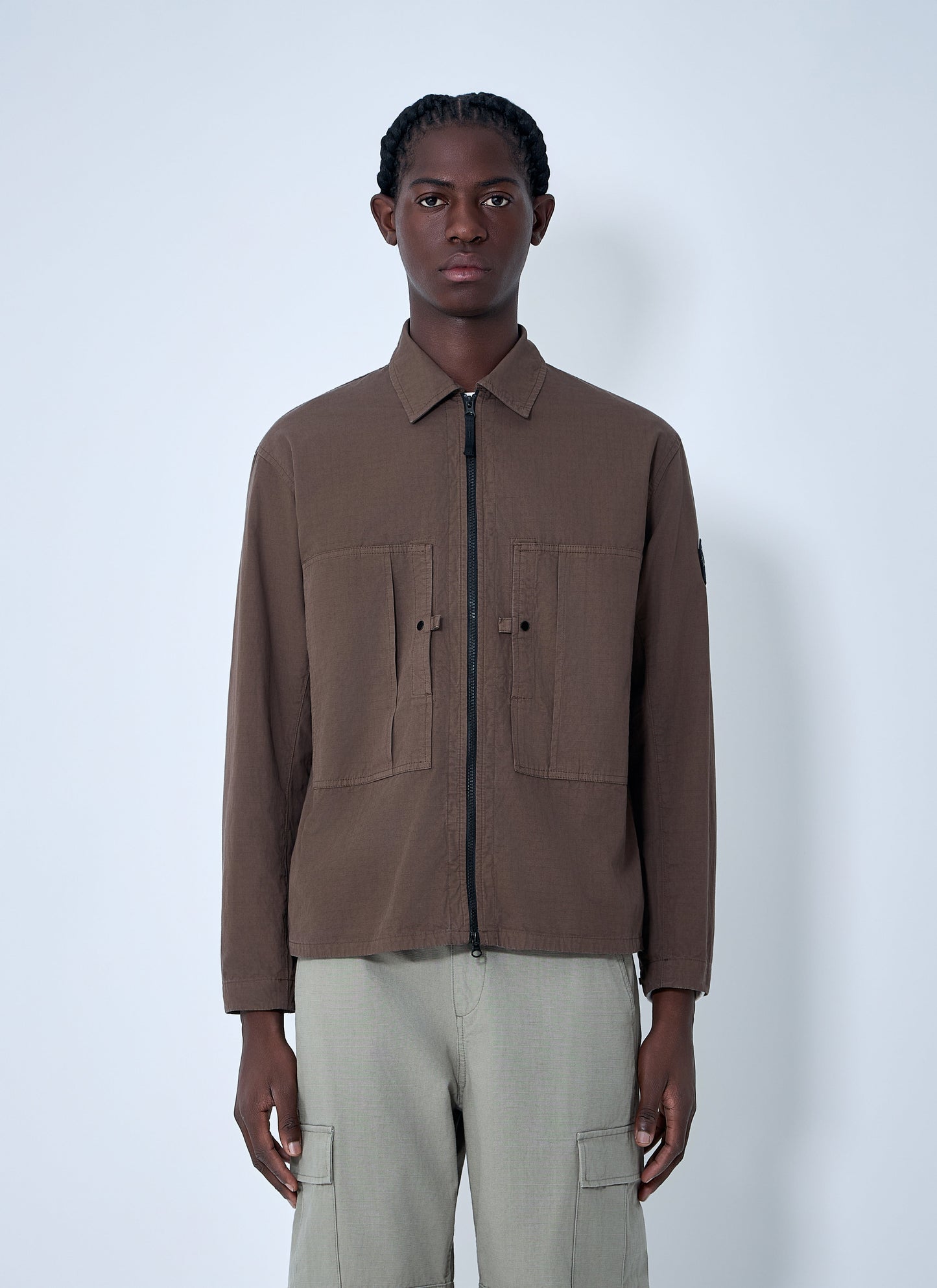 Stone Island Men Logo Patch Jacket