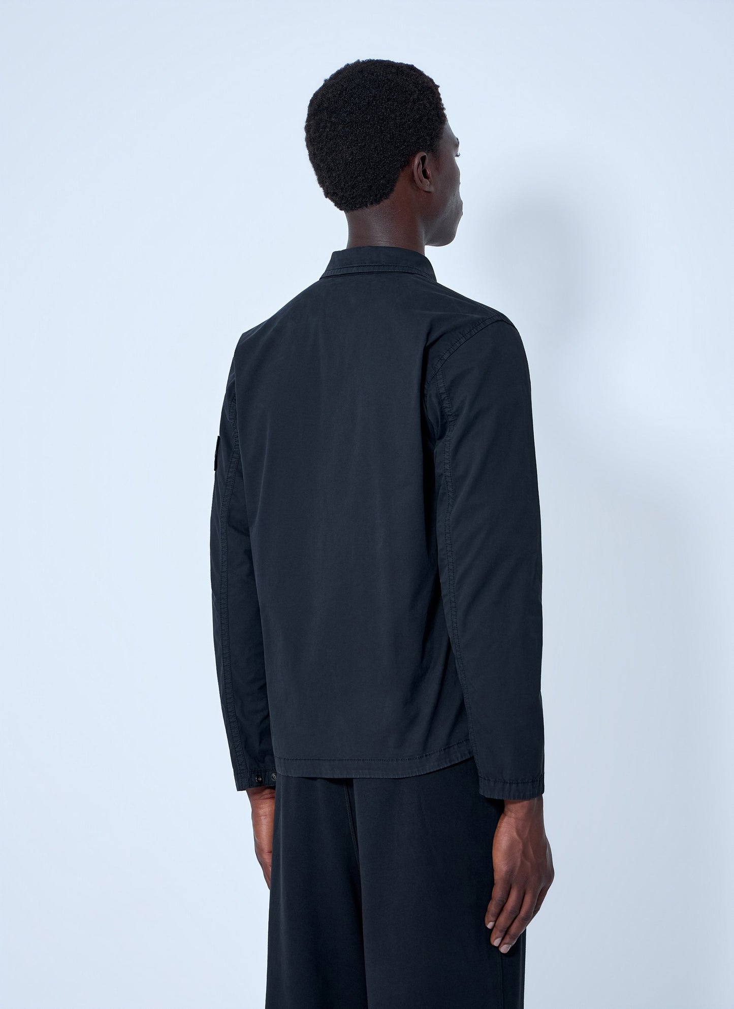 Stone Island Men Button-Down Cotton Shirt