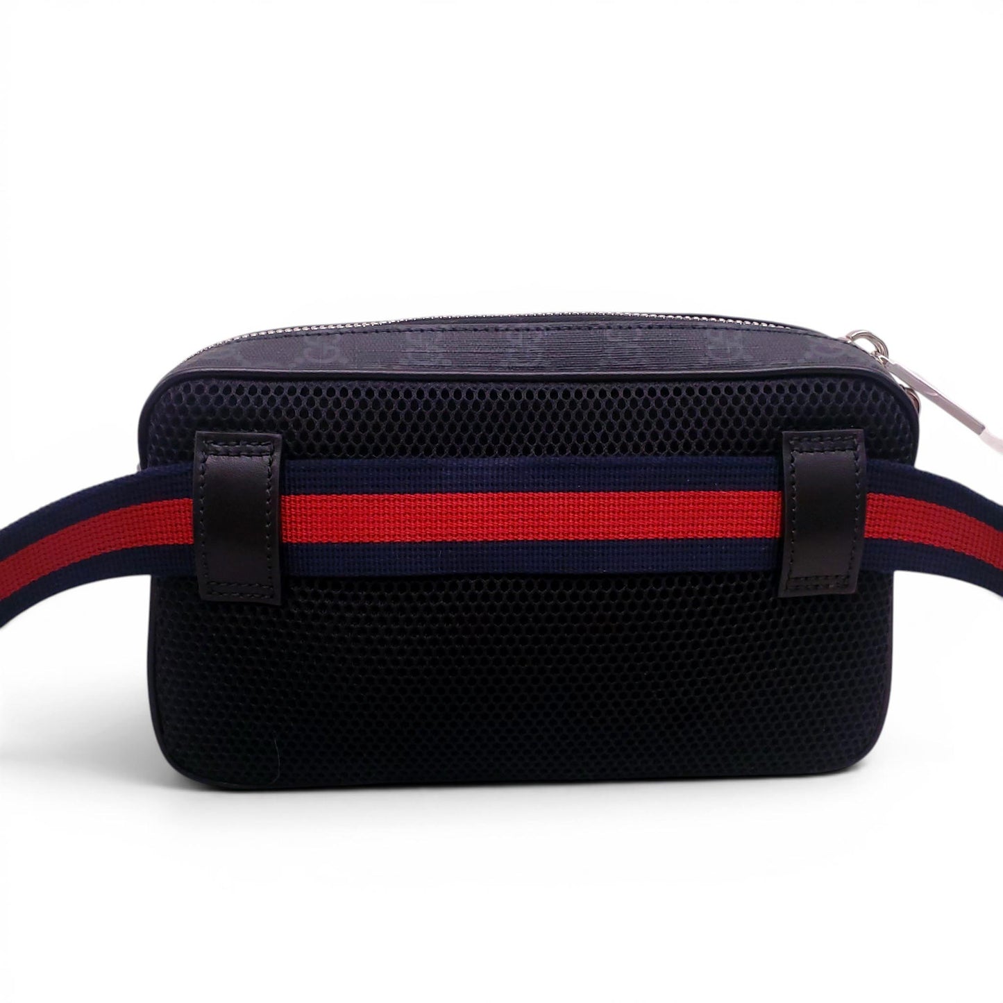 GUCCI BLACK MONOGRAM BELT BAG